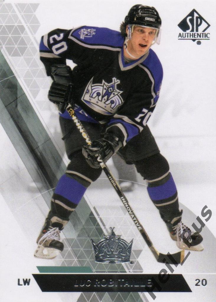 Хоккей. Карточка Luc Robitaille/Люк Робитайл (Los Angeles Kings/Кингз) НХЛ/NHL