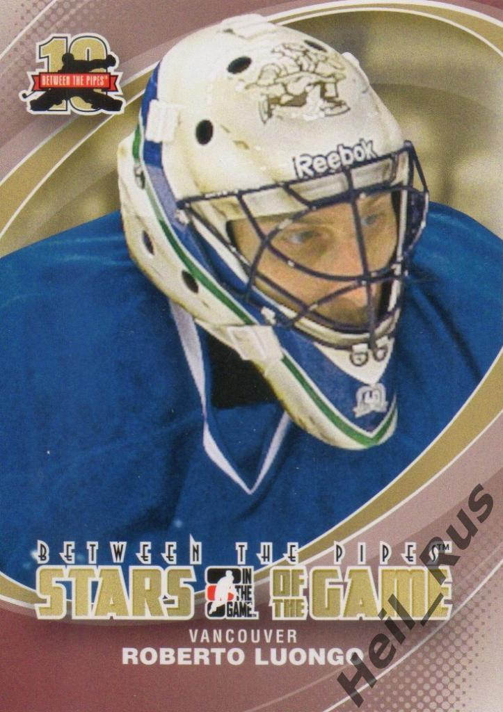 Хоккей Карточка Roberto Luongo/Роберто Луонго Vancouver Canucks/Ванкувер НХЛ/NHL