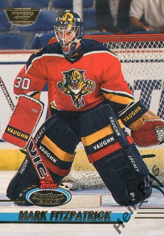 Хоккей. Карточка Mark Fitzpatrick / Марк Фитцпатрик (Florida Panthers) НХЛ/NHL