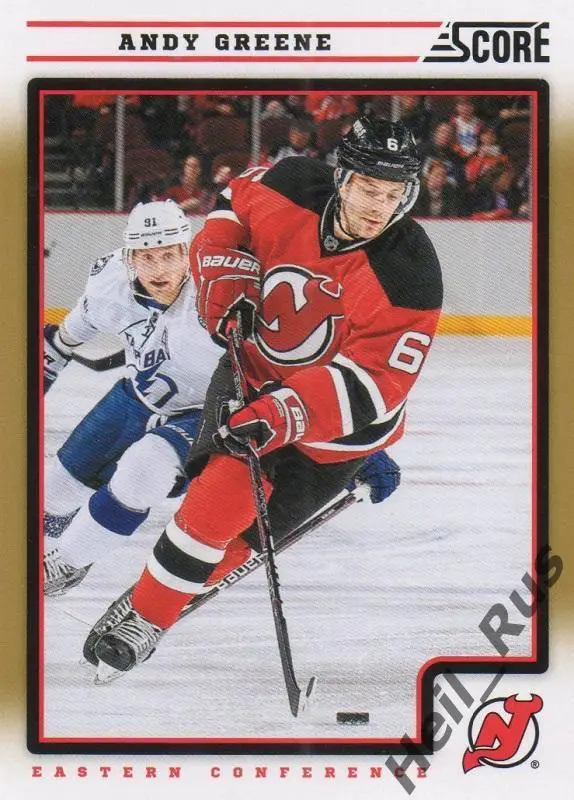 Хоккей. Карточка Andy Greene/Энди Грин (New Jersey Devils / Нью-Джерси) НХЛ/NHL