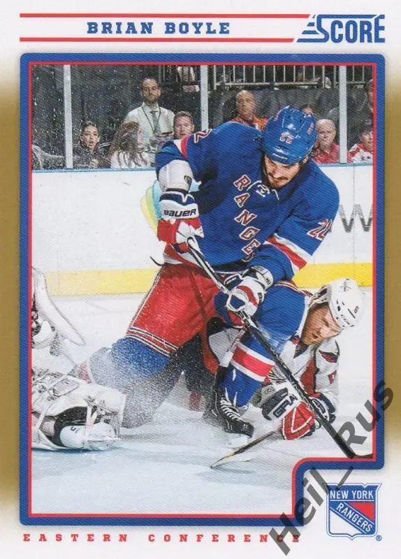 Хоккей. Карточка Brian Boyle/Брайан Бойл (New York Rangers / Рейнджерс) НХЛ/NHL