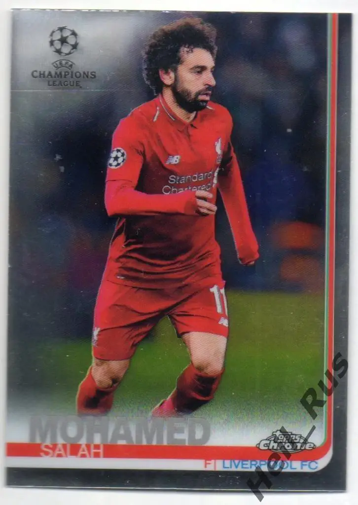 Футбол. Карточка Mohamed Salah/Мохамед Салах (Ливерпуль) Лига Чемпионов 2018-19
