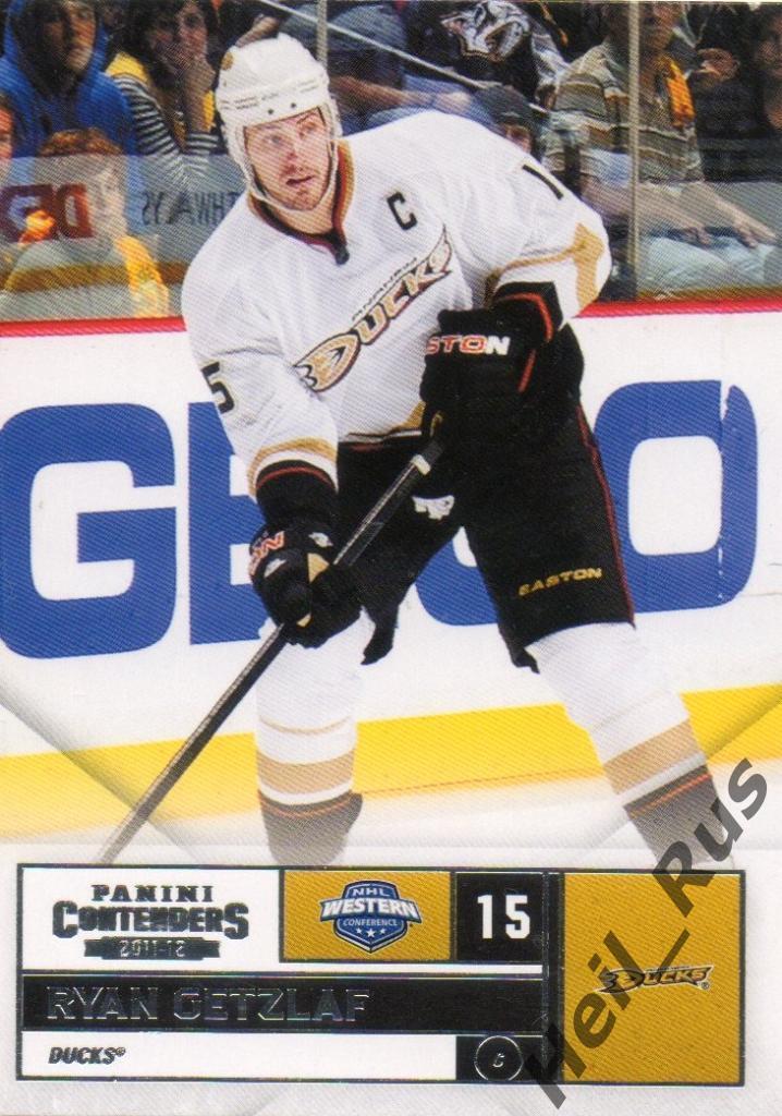 Хоккей. Карточка Ryan Getzlaf/Райан Гецлаф Anaheim Ducks / Анахайм Дакс НХЛ/NHL