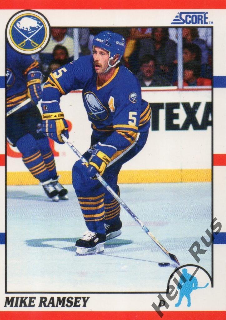 Хоккей. Карточка Mike Ramsey/Майкл Рэмси (Buffalo Sabres/Баффало Сейбрз) НХЛ/NHL