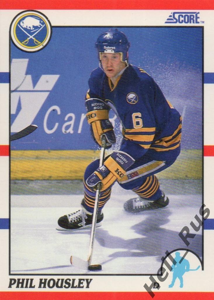 Хоккей. Карточка Phil Housley/Фил Хаусли (Buffalo Sabres/Баффало Сейбрз) НХЛ/NHL