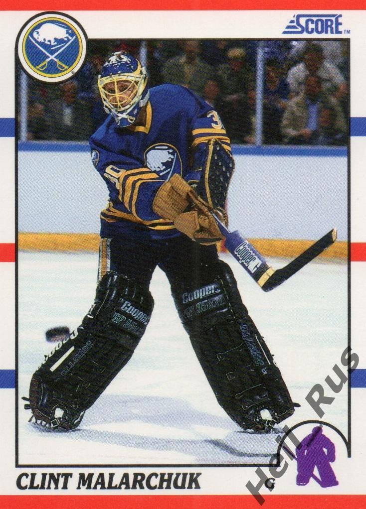 Хоккей. Карточка Clint Malarchuk/Клинт Маларчук (Buffalo Sabres/Баффало) НХЛ/NHL