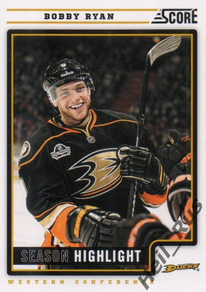Хоккей. Карточка Bobby Ryan / Бобби Райан (Anaheim Ducks / Анахайм Дакс) НХЛ/NHL