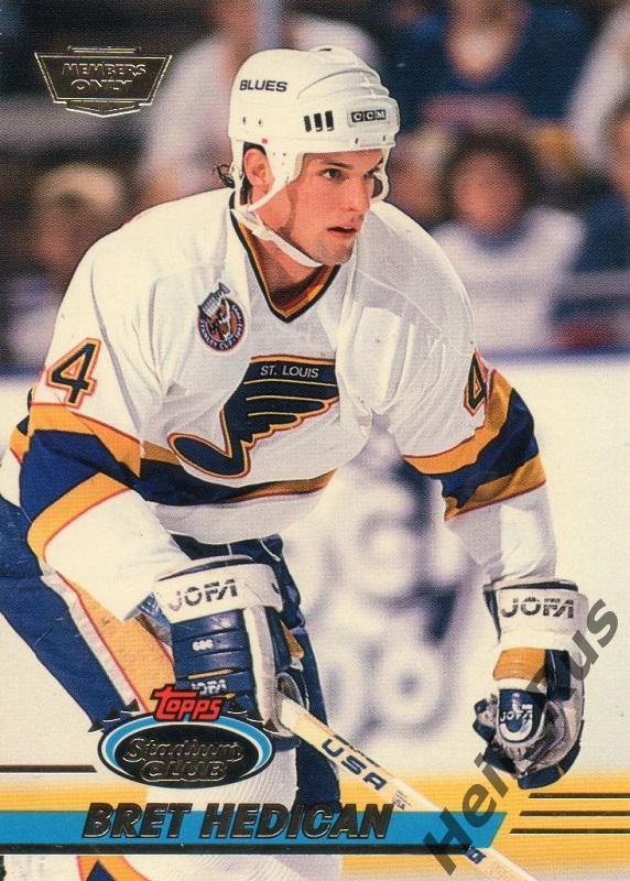 Хоккей Карточка Bret Hedican/Брет Хедикэн St. Louis Blues/Сент-Луис Блюз НХЛ/NHL