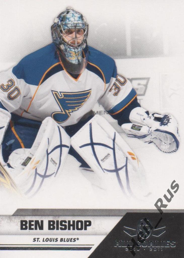 Хоккей. Карточка Ben Bishop / Бен Бишоп (St. Louis Blues/Сент-Луис Блюз) НХЛ/NHL