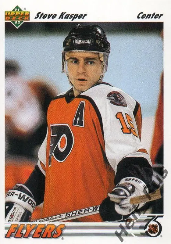 Хоккей Карточка Steve Kasper/Стив Каспер Philadelphia Flyers/Филадельфия НХЛ/NHL