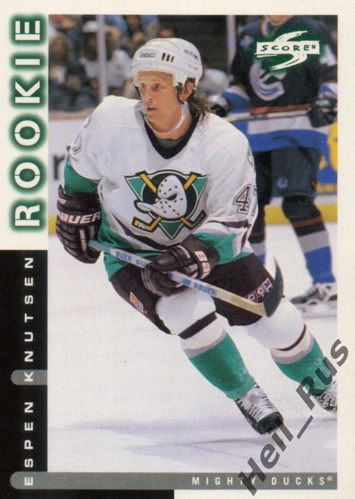 Хоккей. Карточка Espen Knutsen / Эспен Кнутсен (Mighty Ducks of Anaheim) НХЛ/NHL