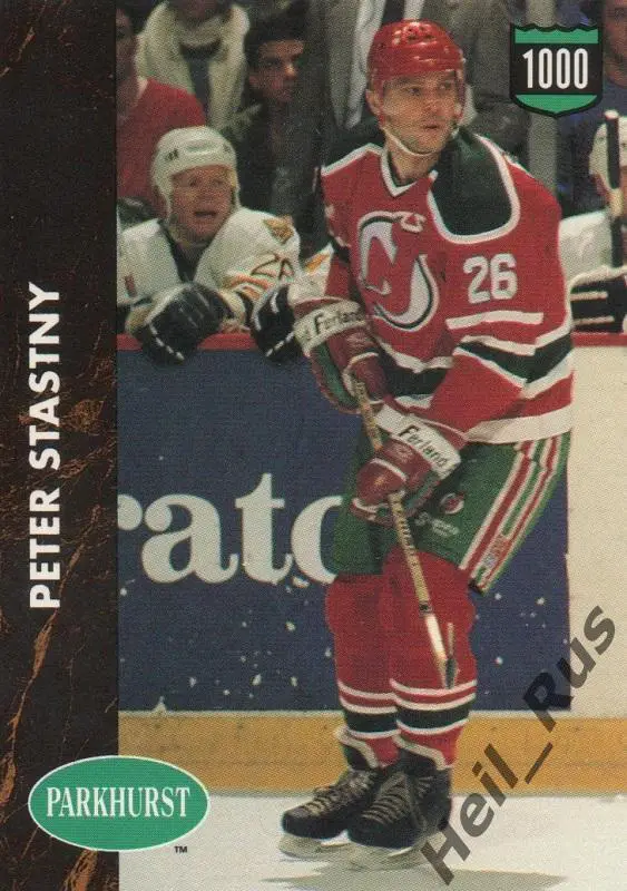 Хоккей. Карточка Peter Stastny/Петер Штястны (New Jersey Devils/Девилз) НХЛ/NHL