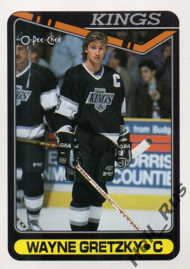 Хоккей; Карточка Wayne Gretzky/Уэйн Гретцки (Los Angeles Kings) НХЛ/NHL 1990-91