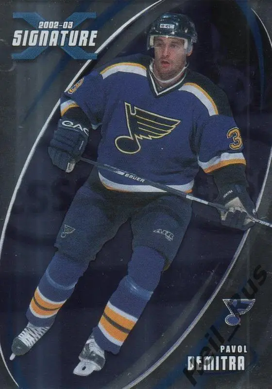 Хоккей. Карточка Павол Демитра St. Louis Blues, Локомотив Ярославль НХЛ/NHL, КХЛ
