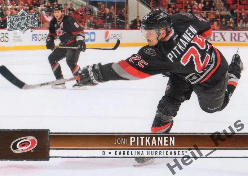Хоккей Карточка Joni Pitkanen/Йони Питкянен Carolina Hurricanes/Каролина НХЛ/NHL