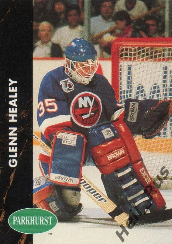Хоккей. Карточка Glenn Healy/Гленн Хили (New York Islanders / Айлендерс) НХЛ/NHL