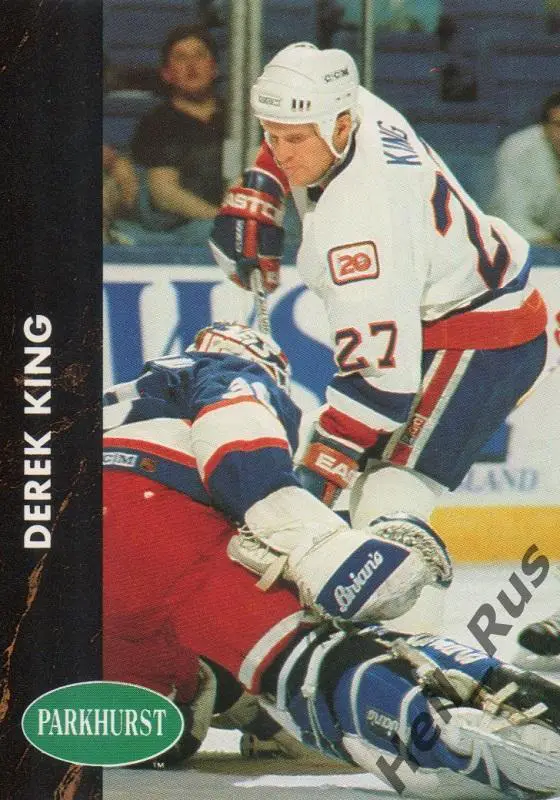 Хоккей. Карточка Derek King/Дерек Кинг (New York Islanders / Айлендерс) НХЛ/NHL