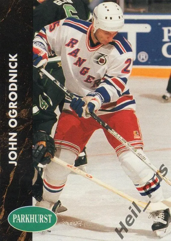 Хоккей Карточка John Ogrodnick/Джон Огродник (New York Rangers/Нью-Йорк) НХЛ/NHL