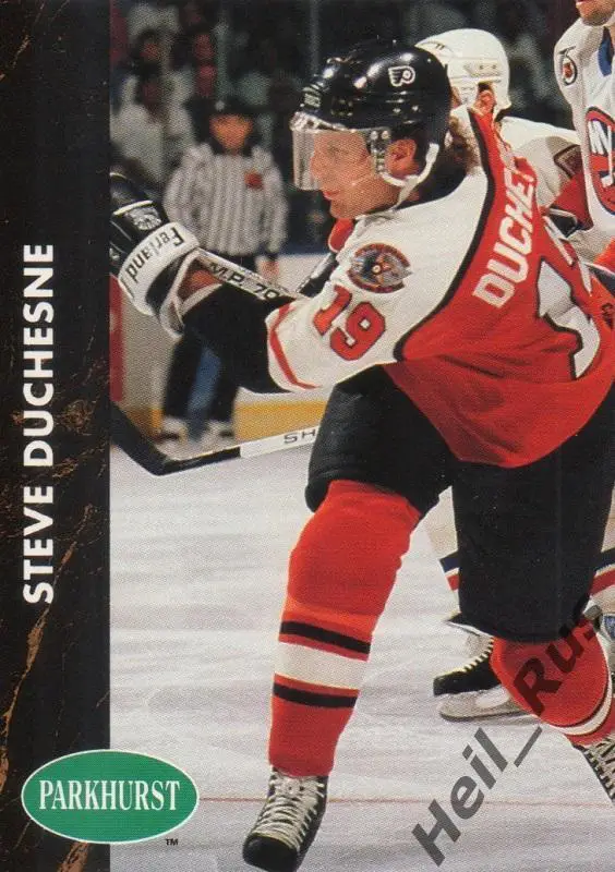 Хоккей. Карточка Steve Duchesne/Стив Дюшен (Philadelphia Flyers/Флайерз) НХЛ/NHL
