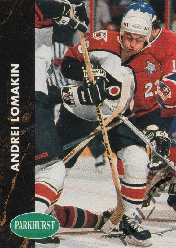 Хоккей Карточка Андрей Ломакин Philadelphia Flyers, Химик, Динамо Москва НХЛ/NHL