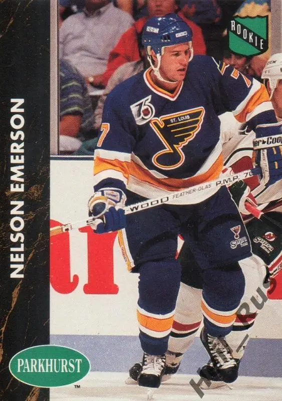 Хоккей Карточка Nelson Emerson/Нельсон Эмерсон St. Louis Blues/Сент-Луис НХЛ/NHL