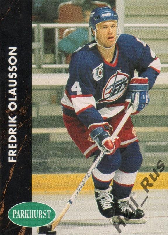 Хоккей Карточка Fredrik Olausson/Фредрик Олауссон Winnipeg Jets/Виннипег НХЛ/NHL