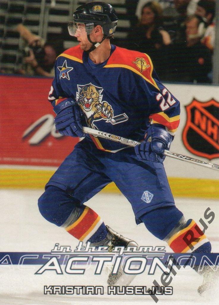 Хоккей. Карточка Kristian Huselius/Кристиан Хуселиус (Florida Panthers) НХЛ/NHL
