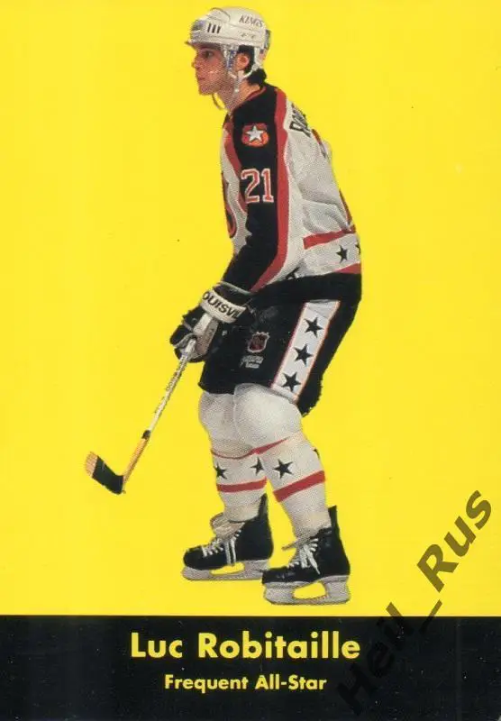 Хоккей. Карточка Luc Robitaille/Люк Робитайл Los Angeles Kings НХЛ All-Star Game