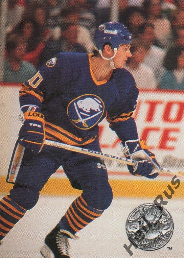 Хоккей; Карточка Dale Hawerchuk/Дэйл Хаверчук (Buffalo Sabres / Баффало) НХЛ/NHL