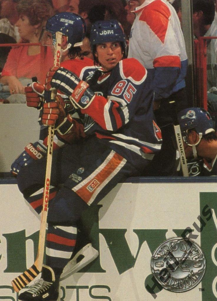 Хоккей. Карточка Petr Klima/Петр Клима (Edmonton Oilers/Эдмонтон Ойлерз) НХЛ/NHL