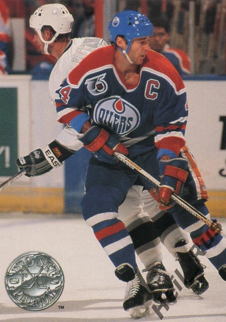 Хоккей. Карточка Kevin Lowe/Кевин Лоу (Edmonton Oilers/Эдмонтон Ойлерз) НХЛ/NHL