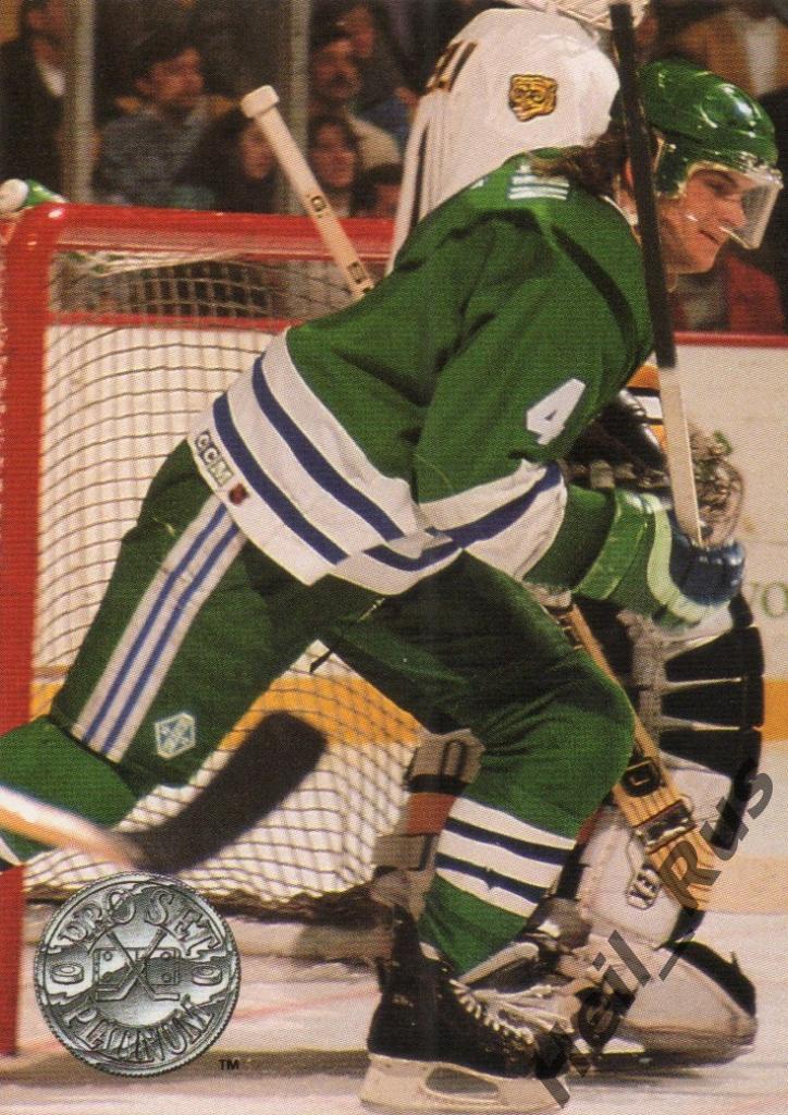 Хоккей. Карточка Rob Brown/Роб Браун (Hartford Whalers/Хартфорд Уэйлерс) НХЛ/NHL