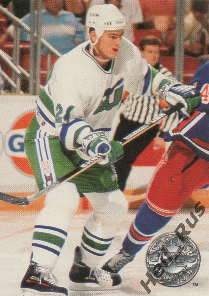 Хоккей. Карточка Bobby Holik / Бобби Холик (Hartford Whalers / Хартфорд) НХЛ/NHL