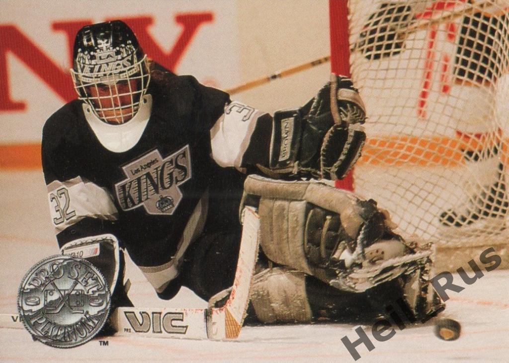 Хоккей. Карточка Kelly Hrudey / Келли Хруди (Los Angeles Kings/Кингз) НХЛ/NHL
