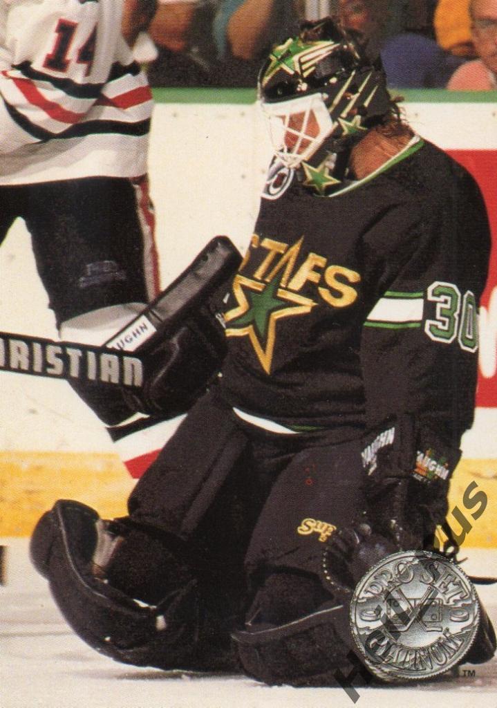 Хоккей. Карточка Jon Casey/Джон Кейси (Minnesota North Stars/Миннесота) НХЛ/NHL