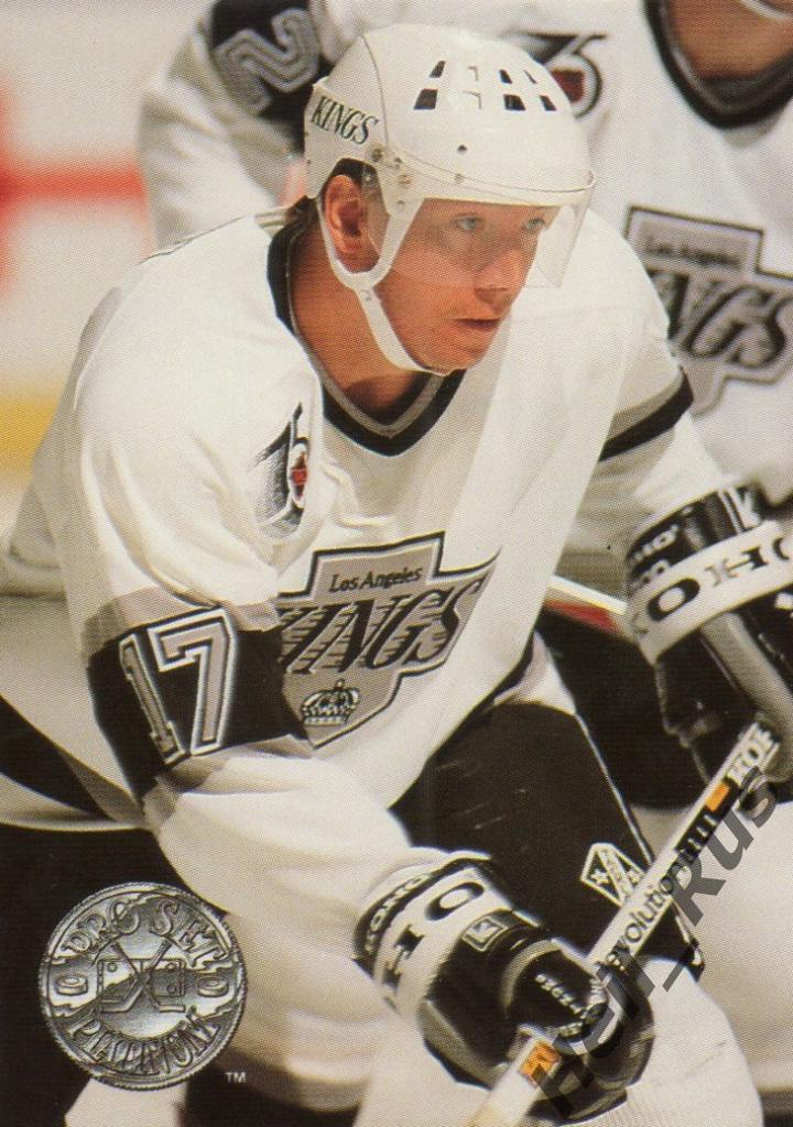 Хоккей; Карточка Яри Курри (Los Angeles Kings/Кингз, Йокерит Хельсинки) НХЛ/NHL