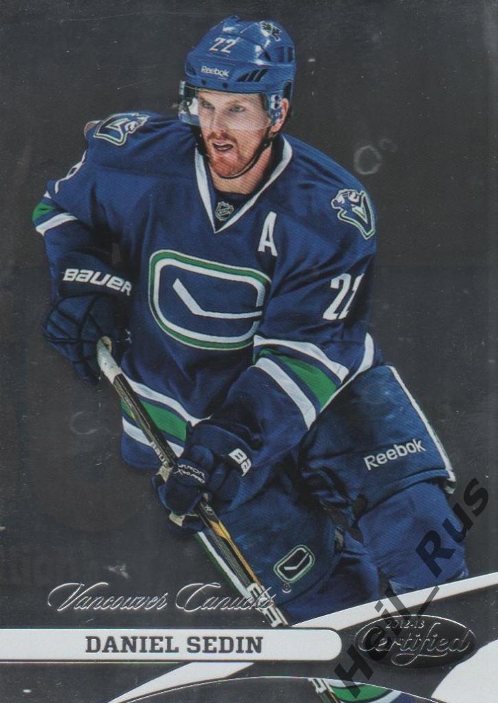 Хоккей. Карточка Daniel Sedin/Даниэль Седин (Vancouver Canucks/Ванкувер) НХЛ/NHL
