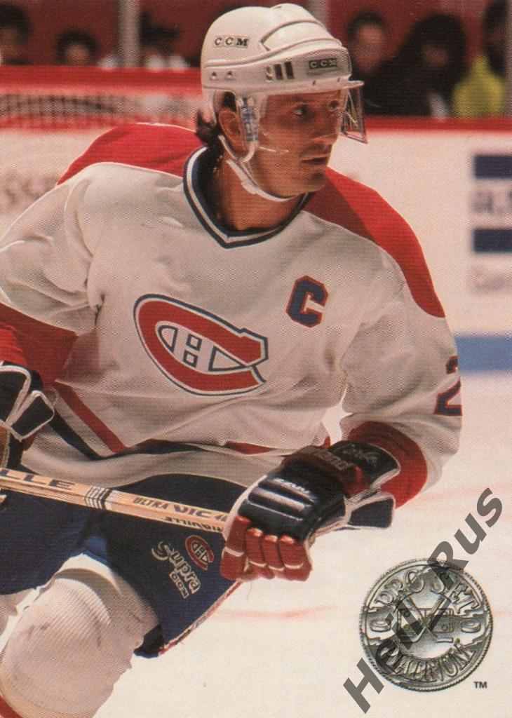 Хоккей Карточка Guy Carbonneau/Ги Карбонно Montreal Canadiens / Монреаль НХЛ/NHL