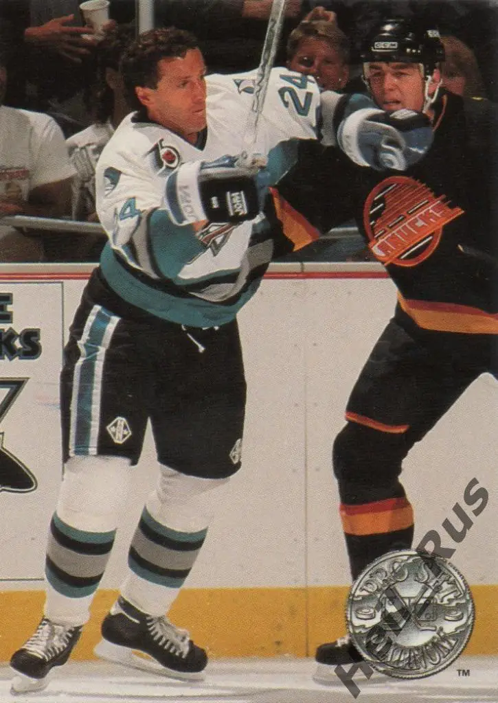 Хоккей. Карточка Doug Wilson / Дуг Уилсон San Jose Sharks/Сан-Хосе Шаркс НХЛ/NHL