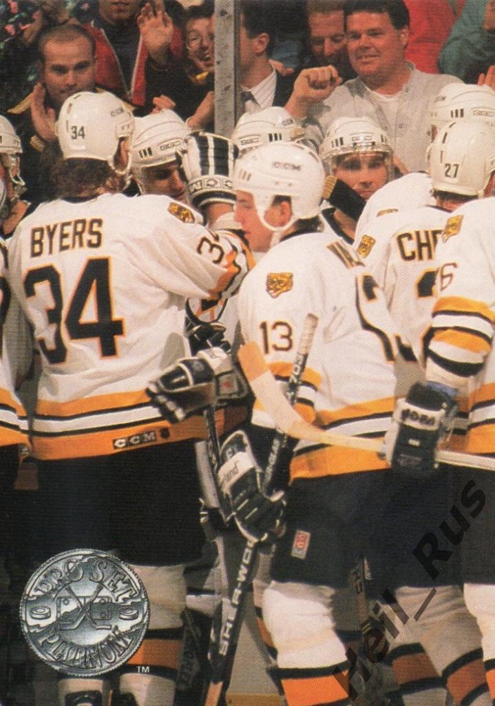 Хоккей. Карточка Boston Bruins/Бостон Брюинз - Adams Division Champions НХЛ/NHL