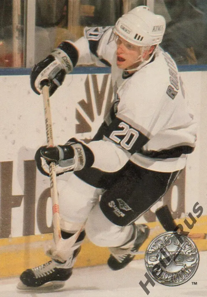 Хоккей Карточка Luc Robitaille/Люк Робитайл (Los Angeles Kings / Кингз) НХЛ/NHL