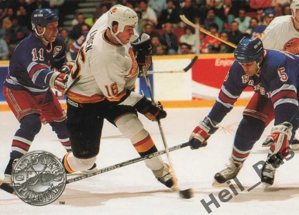 Хоккей; Карточка Trevor Linden/Тревор Линден Vancouver Canucks/Ванкувер НХЛ/NHL