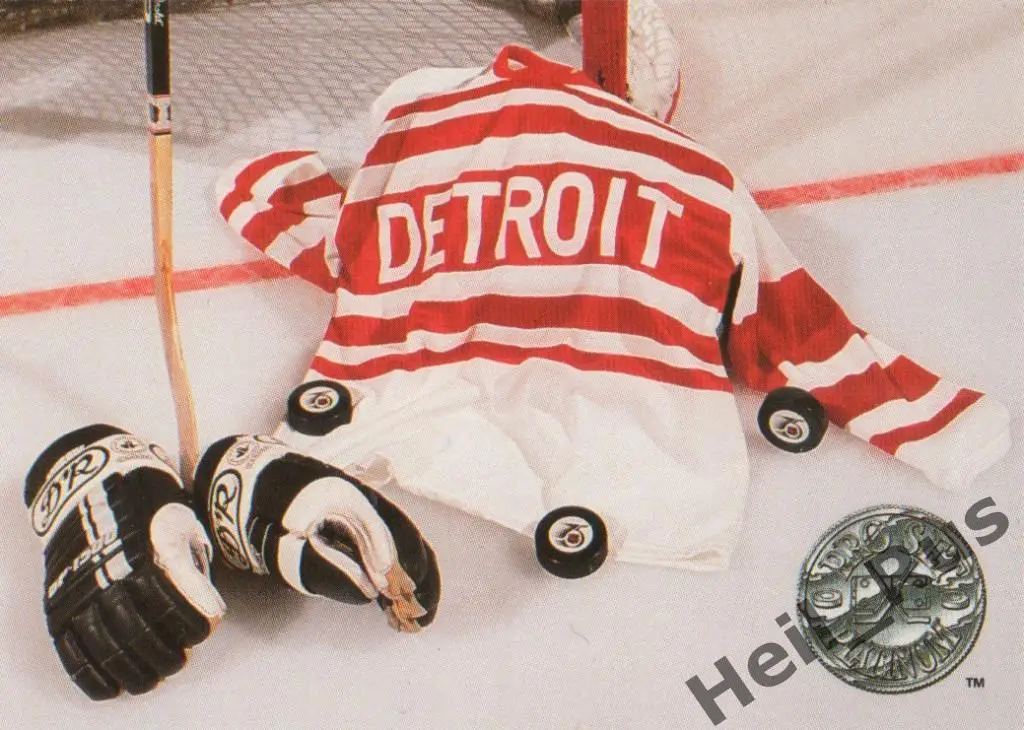 Хоккей. Карточка Detroit Red Wings / Детройт Ред Уингз НХЛ/NHL 1991-92 PRO SET