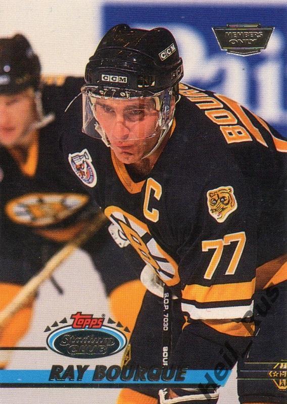 Хоккей. Карточка Ray Bourque/Рэй Бурк (Boston Bruins/Бостон Брюинз) НХЛ/NHL