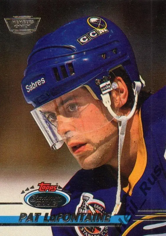 Хоккей. Карточка Pat LaFontaine / Пэт Лафонтейн (Buffalo Sabres/Баффало) НХЛ/NHL