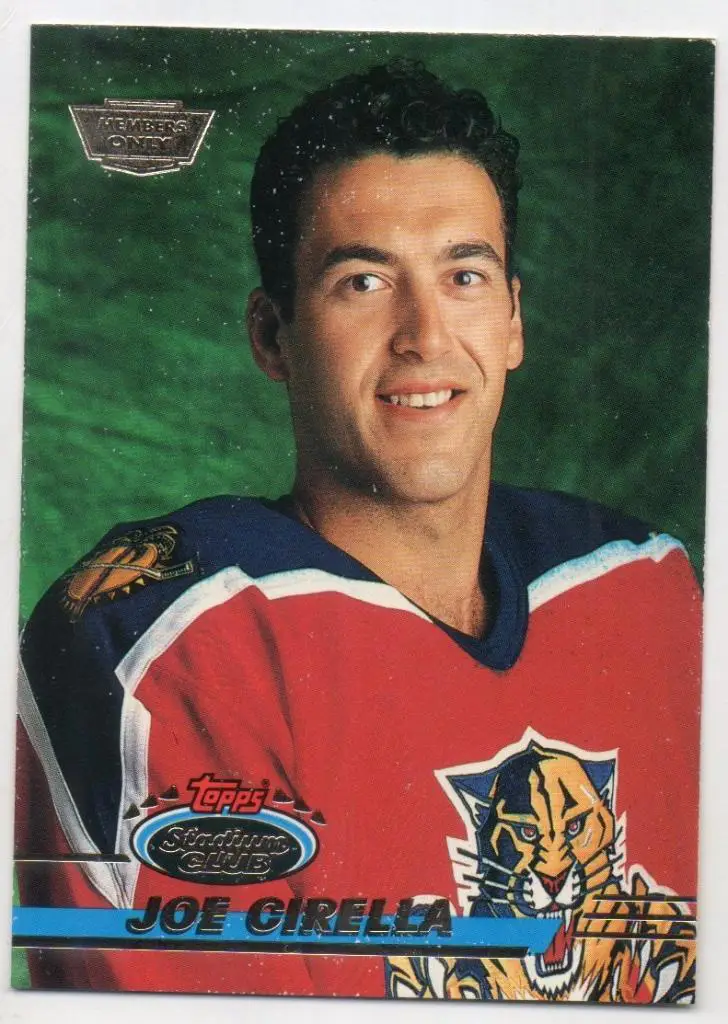 Хоккей Карточка Joe Cirella/Джо Сирелла Florida Panthers/Флорида Пантерз НХЛ/NHL