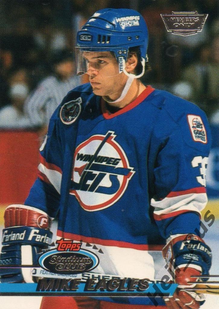 Хоккей. Карточка Mike Eagles / Майкл Иглс (Winnipeg Jets/Виннипег Джетс) НХЛ/NHL