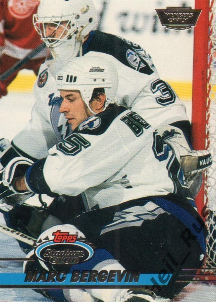 Хоккей. Карточка Marc Bergevin / Марк Бержевен (Tampa Bay Lightning) НХЛ/NHL