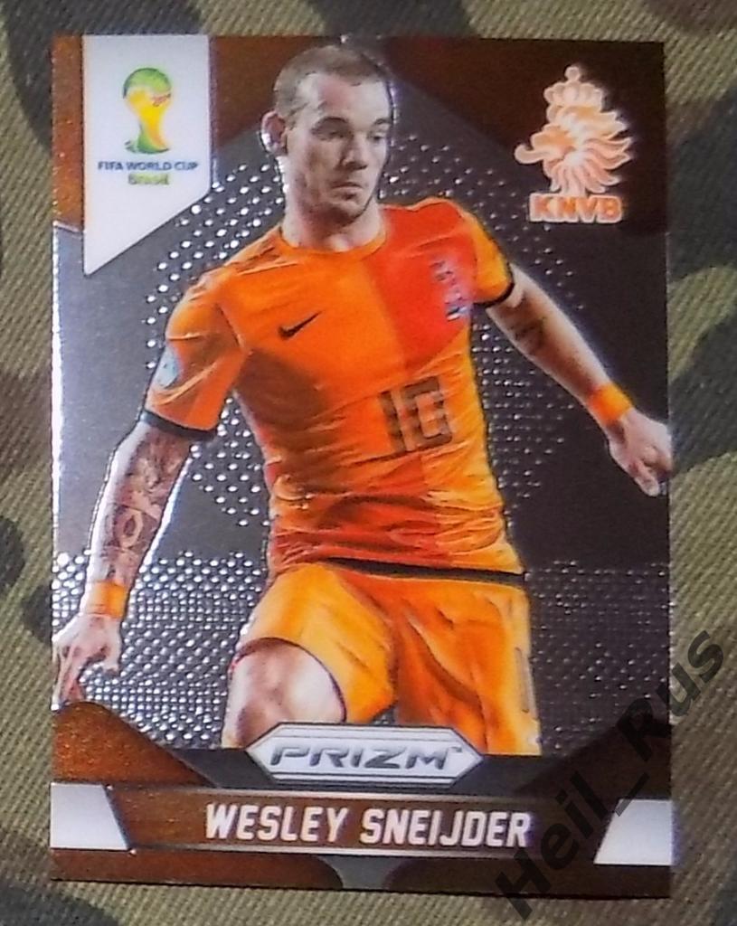 Футбол. Карточка Wesley Sneijder/Уэсли Снейдер (Нидерланды) Чемпионат Мира 2014