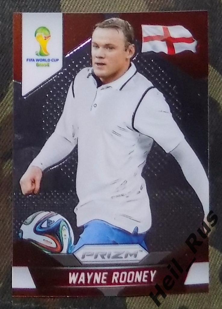 Футбол. Карточка Wayne Rooney / Уэйн Руни (Англия) Чемпионат Мира 2014 Panini